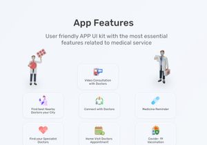 HealthCare - Doctor Consultation Mobile App UI KIT
