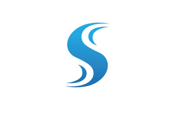 S logo vector letter template preview picture