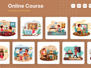M148_Online Course Illustrations preview picture