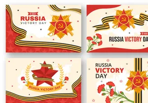 15 Russian Victory Day Illustration