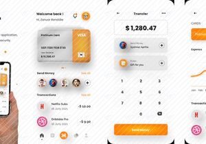 Wallet Banking App UI Kits