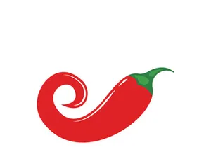 Red hot natural chili icon vector illustration