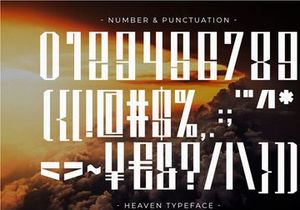 Heaven - Condensed Sans Serif
