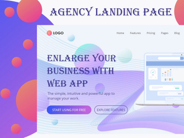 Agency Landing page preview picture
