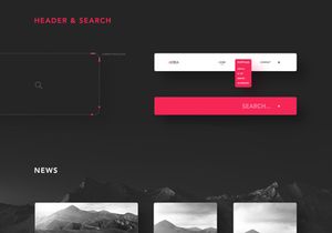AEREA - Free UI Kit [PSD]