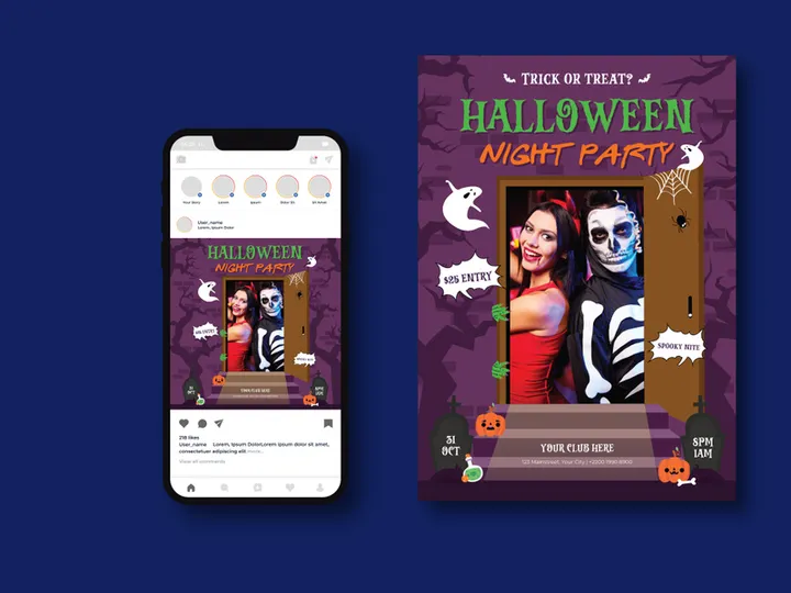 Halloween Party Flyer