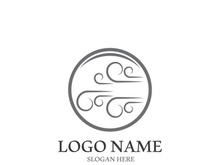 Wind icon vector illustration design template