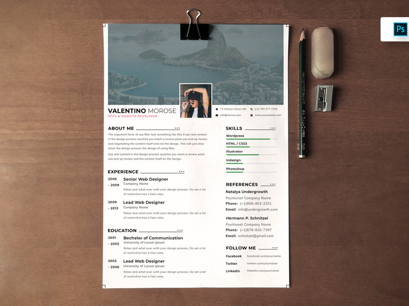 Resume CV Template-64