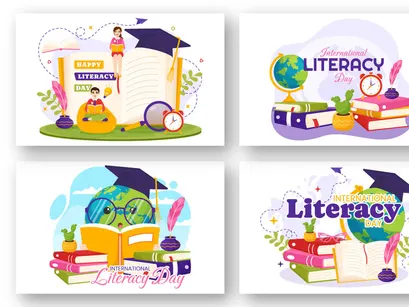 15 International Literacy Day Illustration