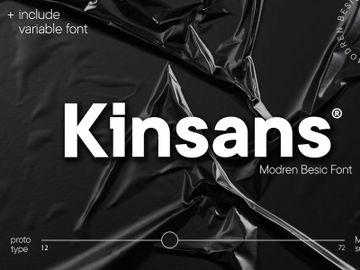 Kinsans - Sans serif Font preview picture