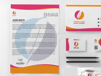 New Branding Stationery Design Mockup