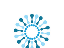 Molecule symbol logo template vector illustration design