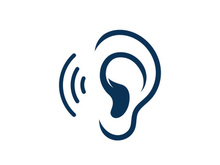 ear Logo Template vector icon
