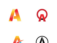 modern and creative initial letter A logo.