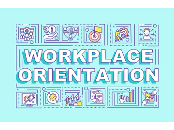 Workplace orientation word concepts banner preview picture
