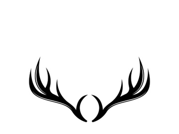 Deer logo template vector icon illustration design preview picture