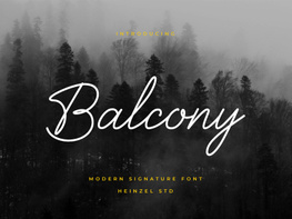 Balcony - Handwritten Script preview picture