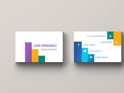 Free Modern Simple Business Card Template