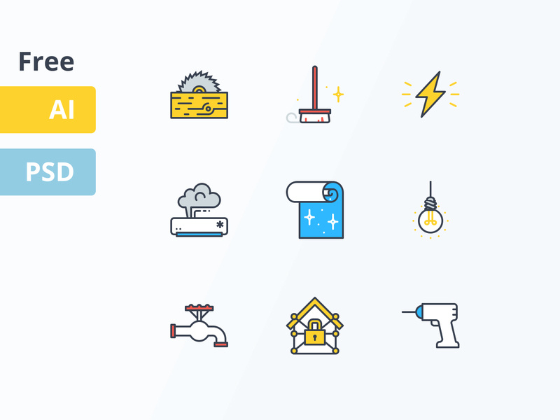 Free Home Service Icons