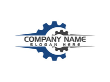 Gear illustration design template