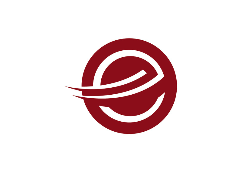 Letter E logo icon design template