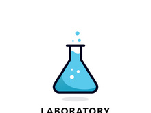 Lab logo science, Laboratory logo icon vector design