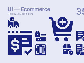UI — Ecommerce Icons preview picture