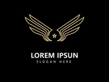 Wing Logo Template vector icon design