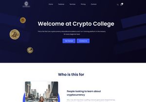 Cryptocurrency Education UI KIT