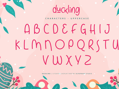 Duckling - Playful Display Font