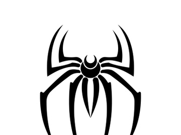 Spider logo icon design vector template preview picture