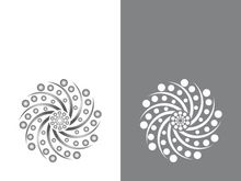 vortex vector illustration icon logo template design