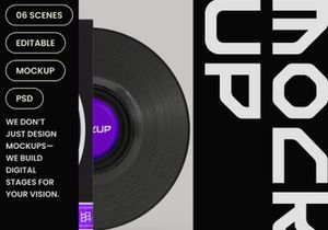 Vinyl Record Mockup