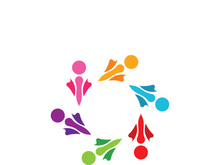 Community logo business template and icon people vector