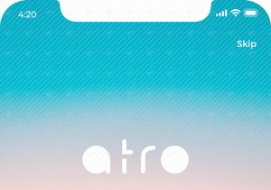 Atro: Free UI kit with 12 ready-made app screens