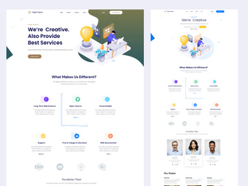 Unpro - Creative Agency Figma Template preview picture
