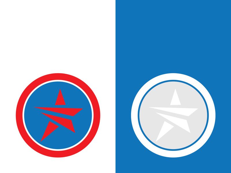 Star icon template vector illustration design