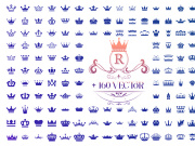 Crown silhouette Colluction Set