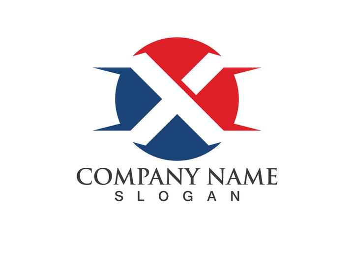 X Logo and symbol vector icon