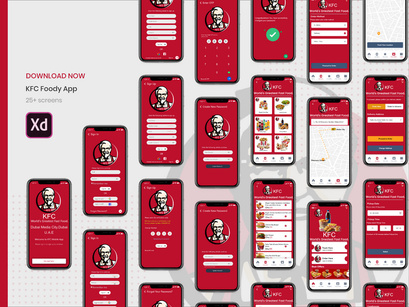 KFC Foody App Concept