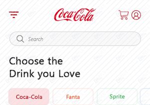 Coca-Cola App UI