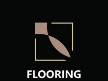 Flooring Logo design, custom Layer Vector elegant business store building