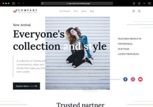 Shopify Landing Page UI