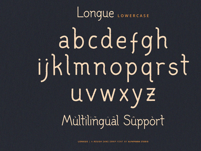 Longue - Rough Font