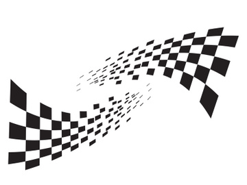 Race flag design illustration preview picture