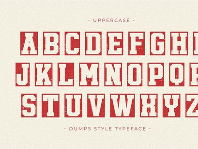 Dumps Style - Display Font
