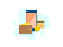 Money Exhange illustration concept