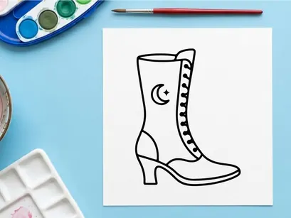 Bota de lluvia blanca elegante con cremallera lateral y detalle de hebilla. Bota tobillera impermeable para clima lluvioso y moda urbana.