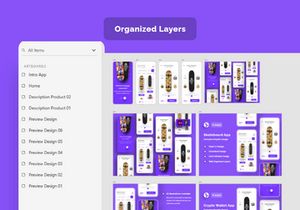 Skateboard Shop App Design