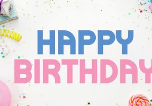 Stickers Birthday - Quirky Vintage Font